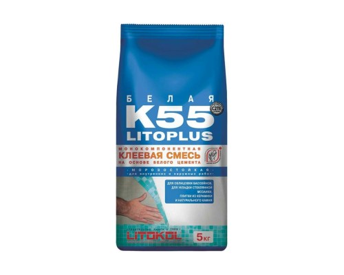 Клеевая смесь LITOKOL LitoPlus K55 класс C2, 5 кг