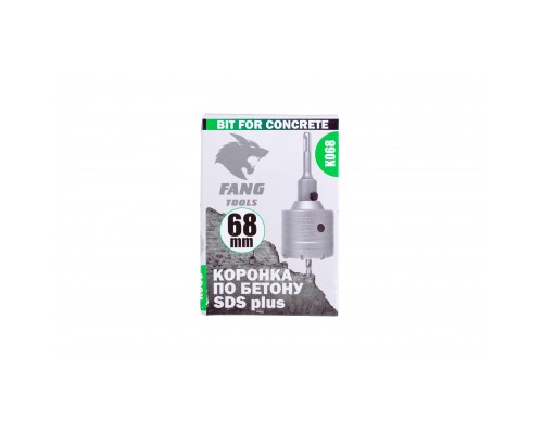 Коронка по бетону FANG TOOLS победитовая SDS plus 68 мм K068