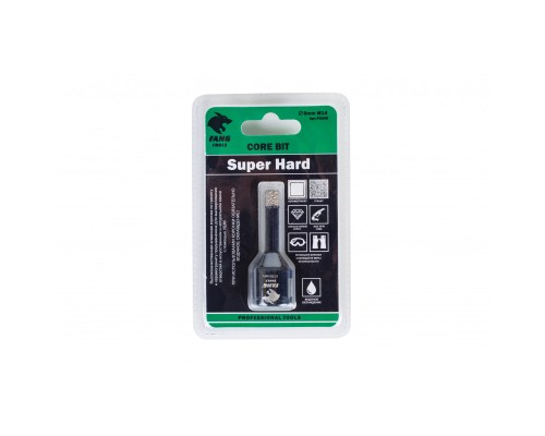 Алмазная коронка по керамограниту FANG TOOLS SUPER HARD M14 8мм