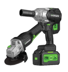 Набор 2 в 1 GRUFF гайковерт + УШМ GF 450-125