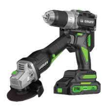 Набор 2 в 1 Шуруповерт + УШМ GRUFF GF 21-125
