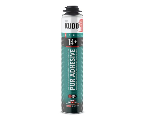 Клей-Пена KUDO PUR ADHESIVE PROFF 14+ для теплоизоляции