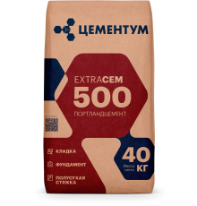 Цемент М500 Цементум ExtraCEM 40кг