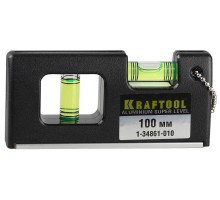 KRAFTOOL Mini-Pro, 100 мм, магнитный компактный уровень, Pro (1-34861-010)