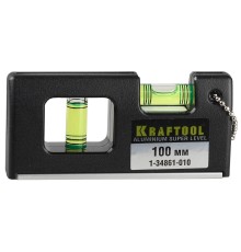 KRAFTOOL Mini-Pro, 100 мм, магнитный компактный уровень, Pro (1-34861-010)