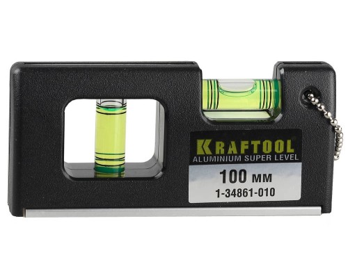 KRAFTOOL Mini-Pro, 100 мм, магнитный компактный уровень, Pro (1-34861-010)