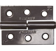 STAYER 65 x 48 x 2.0 мм, разъемная, правая, цвет коричневый, карточная петля (37613-65-3R)