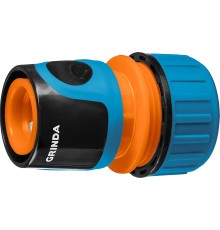 GRINDA TC-34A, 3/4″, с автостопом, пластиковый с TPR, для шланга, быстросъемный соединитель, PROLine (8-426430)