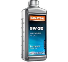 KRAFTOOL 5W-30, 1 л, зимнее полусинтетическое масло для 4-тактных двигателей (41511-1)