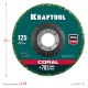 KRAFTOOL 125 х 22.2 мм, круг полимерно-шлифовальный синтетический абразивный (36599-125)