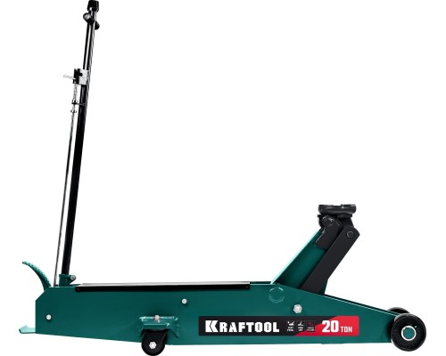 KRAFTOOL HIGH-LIFT, 20 т, 220 - 680 мм, для тяжелой техники, подкатной домкрат (43455-20)