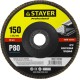 STAYER 150 мм, P80, КЛТ, круг лепестковый торцевой, Professional (36581-150-080)