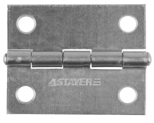 STAYER 50 x 38 х 1.25 мм, цвет белый цинк, карточная петля (37611-50-1) STAYER 50 x 38 х 1.25 мм, цвет белый цинк, карточная петля (37611-50-1)