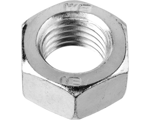 ЗУБР ГОСТ ISO 4032-2014, кл. пр. 6, M8, цинк, 10 шт, шестигранная гайка (303556-08) ЗУБР ГОСТ ISO 4032-2014, кл. пр. 6, M8, цинк, 10 шт, шестигранная гайка (303556-08)