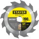 STAYER Construct, 190 x 30/20 мм, 12Т, технический рез, пильный диск по дереву (3683-190-30-12)