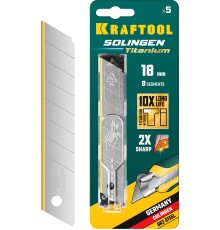 KRAFTOOL 18 мм, 5 шт, сегментированные лезвия (09605-TIN-18-S5)