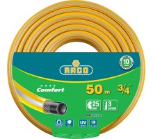 RACO COMFORT, 3/4″, 50 м, 25 атм, трёхслойный, армированный, поливочный шланг (40303-3/4-50)