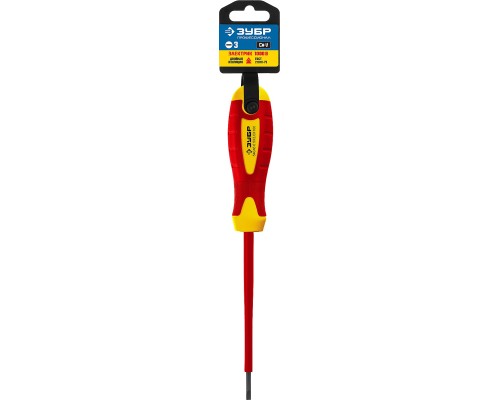 ЗУБР диэлектрическая отвертка, Профессионал (25261-3.0-075)