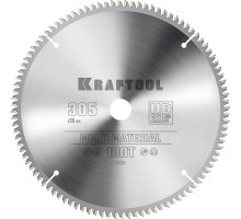 KRAFTOOL Multi Material, 305 х 30 мм, 100Т, пильный диск по алюминию (36953-305-30)