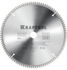 KRAFTOOL Multi Material, 305 х 30 мм, 100Т, пильный диск по алюминию (36953-305-30)