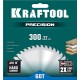 KRAFTOOL Precision, 300 х 32 мм, 60Т, пильный диск по дереву (36952-300-32)