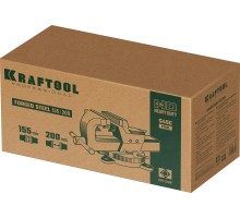 KRAFTOOL Forge-155/200, с регулировкой компенсации люфта, кованые стальные тиски (32700-200)