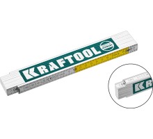 KRAFTOOL PRO-90, 2 м, профессиональный складной деревянный метр (34726)