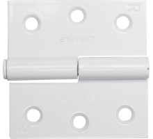 STAYER 75 x 75 x 2.4 мм, разъемная, правая, цвет белый цинк, карточная петля (37613-75-2R)