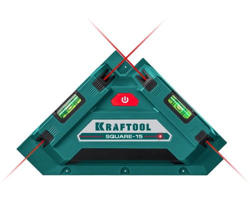 KRAFTOOL Square-15, лазерный угольник для кафеля (34705)