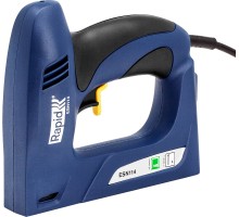 RAPID R:El.Staple Gun ESN114, тип 140 и гвоздей 300, 2-в-1, нейлер-степлер (гвозде/скобозабиватель) электрический для скоб (5000131)