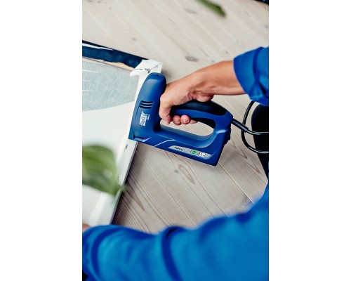 RAPID R:El.Staple Gun ESN114, тип 140 и гвоздей 300, 2-в-1, нейлер-степлер (гвозде/скобозабиватель) электрический для скоб (5000131)