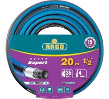 RACO EXPERT, 1/2″, 20 м, 35 атм, четырёхслойный, армированный, поливочный шланг (40302-1/2-20)