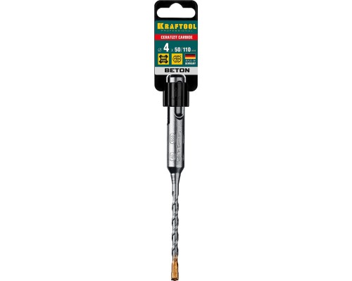 KRAFTOOL Cerazit Carbide, 4 х 110 мм, SDS-plus бур (29320-110-04) KRAFTOOL Cerazit Carbide, 4 х 110 мм, SDS-plus бур (29320-110-04)