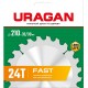 URAGAN Fast, 210 х 32/30 мм, 24Т, пильный диск по дереву (36800-210-32-24)