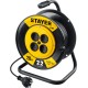 STAYER S-207, ПВС, 2 х 0.75 мм2, 20 м, 2200 Вт, удлинитель на катушке (55073-20)