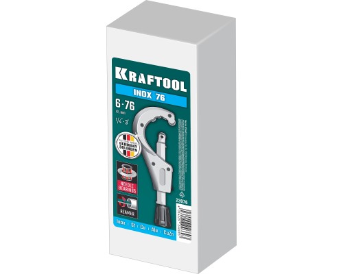 KRAFTOOL INOX-76, 6 - 76 мм, на подшипниках, труборез для Нержавеющей стали (23976)