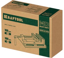 KRAFTOOL 100 мм, станочные сверлильные тиски (32715-100)