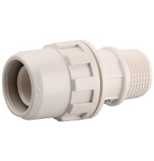 ЗУБР ШиреФит, штуцер с гайкой 20 мм - 1/2″, муфта (51461-20-1/2)