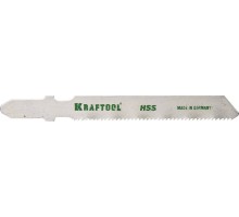 KRAFTOOL T118A, EU-хвост., по металлу HSS, шаг 1.2 мм, 50 мм, 2 шт, полотна для лобзика (159551-1.2)