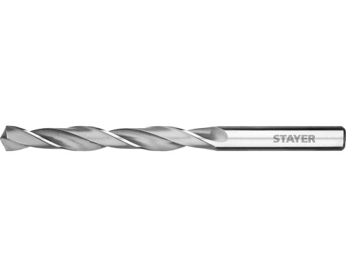 STAYER HSS-R, 8.5 х 117 мм, быстрорежущая сталь P6M5, сверло по металлу, Professional (29602-8.5) STAYER HSS-R, 8.5 х 117 мм, быстрорежущая сталь P6M5, сверло по металлу, Professional (29602-8.5)