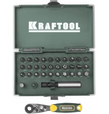 KRAFTOOL X-Drive, 33 шт, набор кованых торсионных бит (26065-H33)