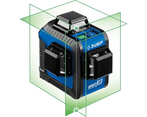 ЗУБР КРЕСТ 3D, лазерный нивелир, Профессионал (34909)