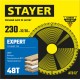 STAYER Expert, 230 x 32/30 мм, 48T, точный рез, пильный диск по дереву (3682-230-32-48)