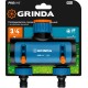 GRINDA TS-2, двухканальный 3/4″ - 1″ с внутренней резьбой, соединитель с внешней резьбой 3/4″ - 1, поливочный распределитель, PROLine (8-426312)