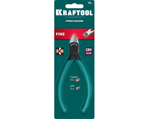 KRAFTOOL Kraft Mini, чистый рез 115 мм, прецизионные бокорезы (220017-6-11)