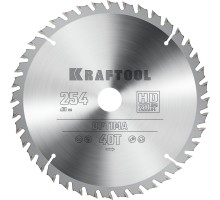 KRAFTOOL Optima, 254 х 30 мм, 40Т, пильный диск по дереву (36951-254-30)