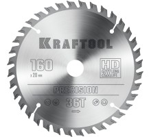 KRAFTOOL Precision, 160 х 20 мм, 36Т, пильный диск по дереву (36952-160-20)