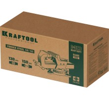 KRAFTOOL Forge-130/150, с регулировкой компенсации люфта, кованые стальные тиски (32700-150)