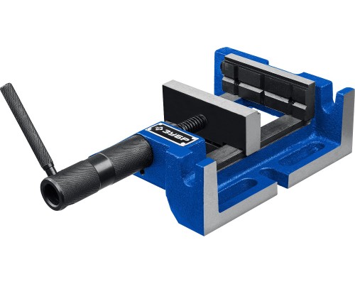 ЗУБР 100 мм, трехсторонние станочные сверлильные тиски, Профессионал (32723)