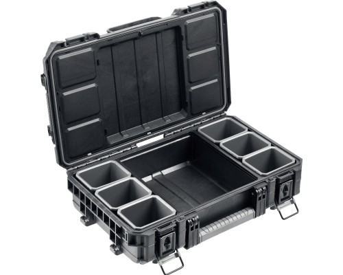 KETER GEAR ORGANIZER, 560 х 345 х 128 мм, (22″), пластиковый ящик-органайзер с 7 съемными ячейками (38374)